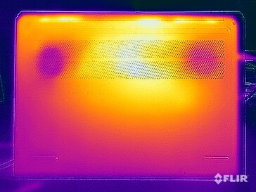 Test naprężenia temperatury powierzchni (dół)