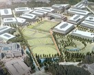 Widok z lotu ptaka na Microsoft Redmond.