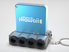 &quot;Kawaii&quot; będzie wyposażony w niestandardową stację dokującą do podłączenia do czterech kontrolerów Gamecube. (Źródło: BitBuilt)