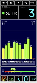 Test GPS na zewnątrz