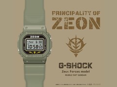 Model Casio G SHOCK x GUNDAM Principality of Zeon. (Źródło zdjęcia: Gundam Fanclub)