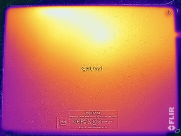 Test wytrzymałości na temperatury powierzchni (tył)