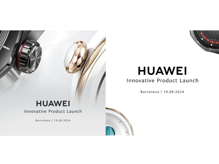 Zdjęcia teaserowe Huawei, które ujawniły datę premiery Watch GT 5, z początku września tego roku. (Źródło zdjęcia: Huawei via X/Twitter)