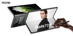 Tecno Phantom V Fold 2 jest smuklejszy i lżejszy niż jego poprzednik. (Źródło zdjęcia: Tecno)