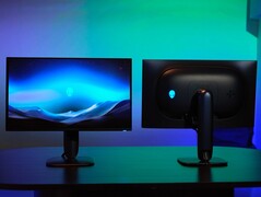 Monitor Alienware AW2725Q 4K OLED z przodu i z tyłu (źródło obrazu: Alienware)