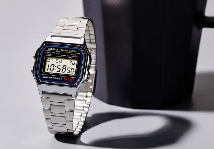 Zegarek na rękę Casio A158WA-1. (Źródło zdjęcia: Casio)