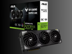 Asus GeForce RTX 5070 Ti Tuf O16G (źródło obrazu: TopAChat)