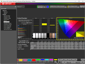 Tryb Calman ColorChecker OD