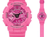 Zegarek Casio G-Shock GMA-S110BE-4A z limitowanej edycji Barbie jest zasilany baterią CR1220, której żywotność szacuje się na 2 lata (źródło zdjęcia: Casio)