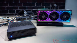 Minisforum MS-A1 i Minisforum DEG1 eGPU Dock z kartą graficzną Nvidia GeForce RTX 4090