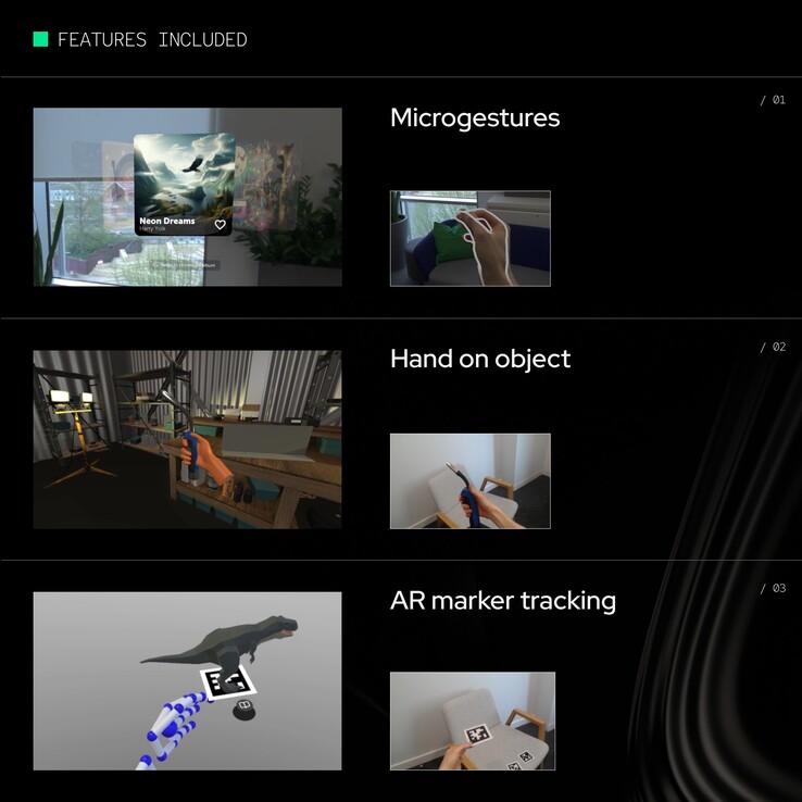 Hyperion poprawia śledzenie dłoni i obiektów dla lepszej interakcji VR. (Źródło: Ultraleap)