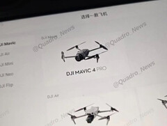 Mavic 4 Pro to jeden z kilku dronów konsumenckich, które DJI ma wypuścić jeszcze w tym roku. (Źródło zdjęcia: @Quadro_News)