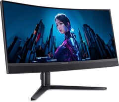 Predator X34 V3 zapewnia do 1000 nitów w trybie HDR dzięki strefom podświetlenia Mini LED. (Źródło obrazu: Acer)