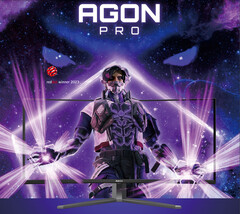 AGON PRO AG346UCD to jeden z kilku 34-calowych zakrzywionych monitorów z panelem QD-OLED o rozdzielczości 1440p i 175 Hz. (Źródło obrazu: AOC)