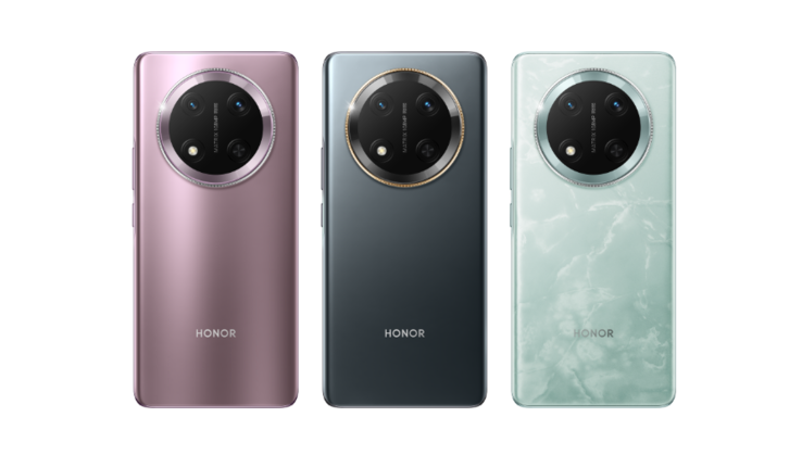 Honor X9c w kolorach fioletowym, czarnym i jadeitowym (źródło zdjęcia: Honor)