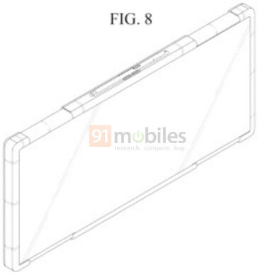 Samsung przedstawia swoje najnowsze osiągnięcia w projektowaniu tabletów z możliwością rozbudowy. (Źródło: Samsung via USPTO)