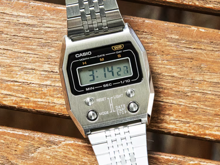 Casio Vintage A1100D-1 - reedycja modelu 52QS-14B z lat 70-tych. (Źródło zdjęcia: Casio)