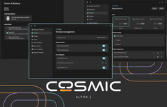 Aktualizacja System76 Cosmic Alpha 2 wprowadziła mnóstwo zmian w użyteczności i personalizacji do raczkującego środowiska graficznego. (Źródło obrazu: System76 - edytowane)