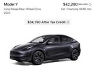 Tesla oferuje teraz model Y w cenie poniżej 35 000 USD (źródło zdjęcia: Tesla)