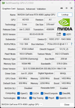 Laptop GPU-Z GeForce RTX 4090