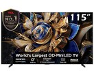 Telewizor TCL X955 MAX wyposażony jest w 115-calowy panel QD Mini LED ze zmienną częstotliwością odświeżania 144 Hz (źródło obrazu: TCL)