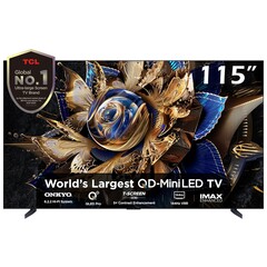 Telewizor TCL X955 MAX wyposażony jest w 115-calowy panel QD Mini LED ze zmienną częstotliwością odświeżania 144 Hz (źródło obrazu: TCL)