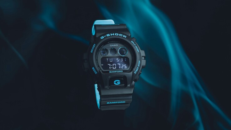 Drugi zegarek Casio G-Shock x Bamford (na zdjęciu) wykorzystywał Casio DW-6900BWD-1ER jako bazę. (Źródło zdjęcia: Casio)