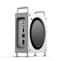 Obudowa Zeera Macforge dla M4 Mac Mini została zaprojektowana jak Mac Pro. (Źródło zdjęcia: Zeera)