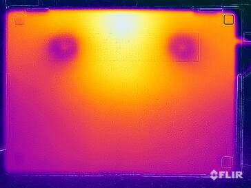 Test naprężeń temperatury powierzchni (dół)