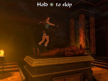 Sternik przerywników filmowych Tomb Raider IV-VI Remastered (źródło obrazu: Sony PlayStation)