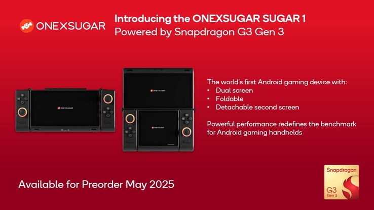 OneXSugar Sugar1 (Źródło: Qualcomm)