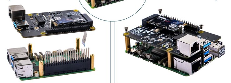 Dysk SSD jest podłączony przez PCIe, a moduł sieciowy przez USB.