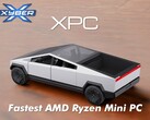 Xyber XPC Mini PC mieści się wewnątrz repliki Tesla Cybertruck. (Źródło zdjęcia: Xyber)