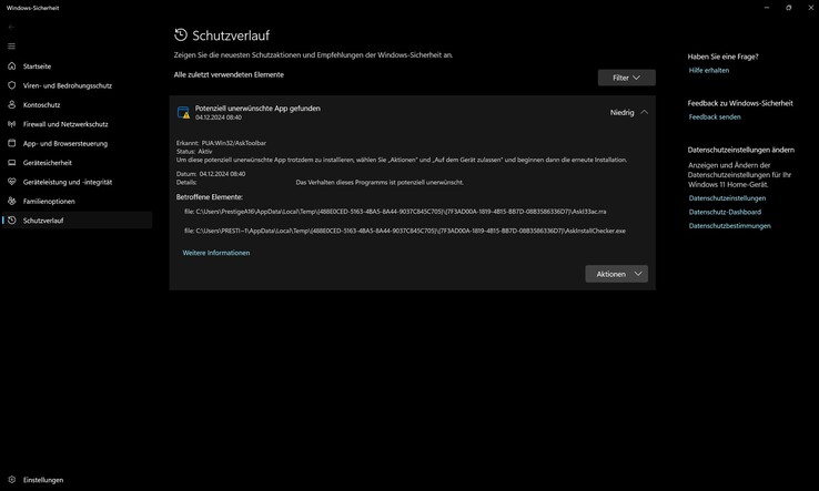 Windows Defender wykrywa preinstalowane niechciane oprogramowanie po wyjęciu z pudełka