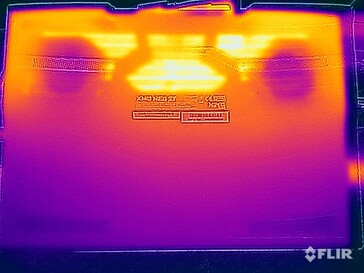 Test naprężeń temperatury powierzchni (spód)