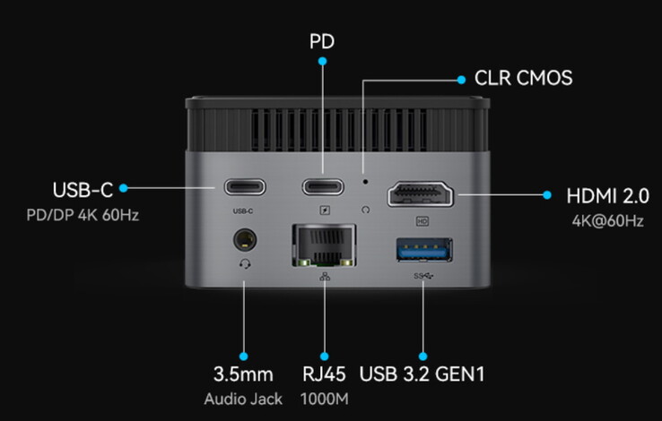 M6S Plus to mini-PC zasilany przez USB PD (źródło obrazu: Morefine)