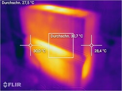 Archer BE800 pozostaje dość chłodny.