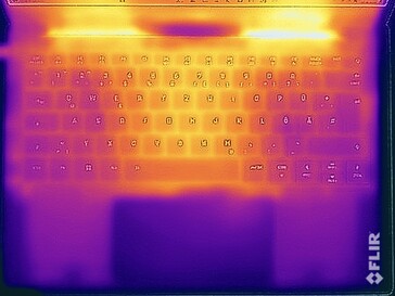 Test naprężeń temperatury powierzchni (górna strona)