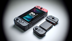 Nieoficjalny render Nintendo Switch 2 Joy-Cons (źródło obrazu: wygenerowano przy użyciu DALL-E 3)