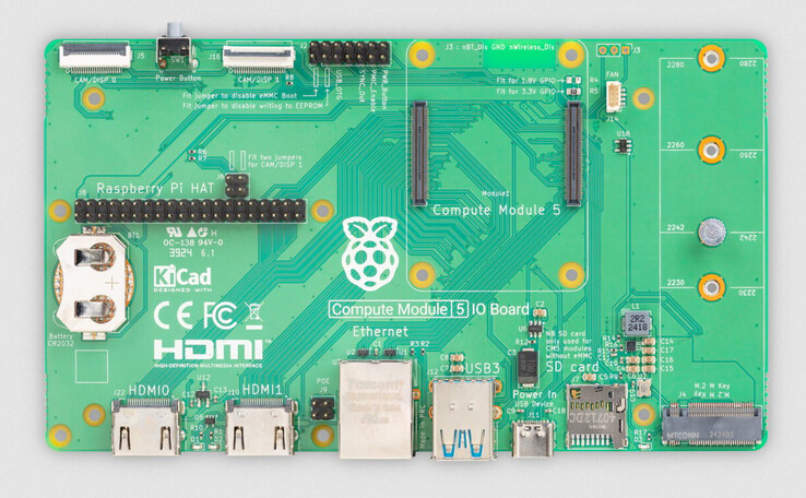 Raspberry Płytka I/O Pi CM5. (Źródło obrazu: Raspberry Pi)