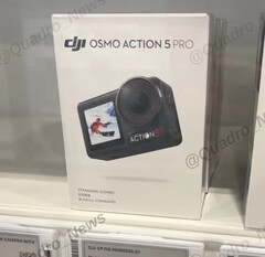 DJI prawdopodobnie będzie sprzedawać Action 5 Pro z wieloma pakietami akcesoriów &quot;combo&quot;. (Źródło zdjęcia: @Quadro_News)