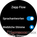 Ustawienia Zepp Flow