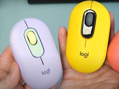 Podobnie jak trzy pozostałe opcje, bezprzewodowa mysz Pop firmy Logitech jest dostępna w kilku kolorach (źródło obrazu: Box.co.uk na YouTube)