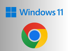 Logo Windows 11 i Google Chrome (źródło obrazu: Microsoft, Google)