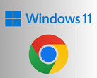 Logo Windows 11 i Google Chrome (źródło obrazu: Microsoft, Google)