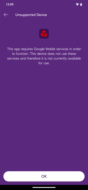 Często zdarza się, że nawet aplikacje, które nie są powiązane z Google, nie działają bez zainstalowanych Usług Google Play (Źródło: Natwest)