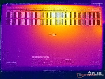 Test naprężeń temperatury powierzchni (spód)