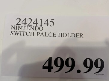 Costco Switch 2 wyciekł symbol zastępczy (źródło obrazu: Famiboards)