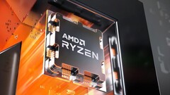 Ryzen 7 9700X ma zegary bazowe i podwyższone na poziomie 3,8 i 5,5 GHz. (Źródło obrazu: AMD)