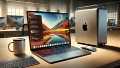 Oczekuje się, że MacBook Pro będzie wyposażony w chip M4 pod koniec tego lub na początku przyszłego roku. (Źródło: DALL-E)